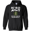 Image of Army retired shirt - Retired army shirts - Military Retired