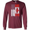 Image of American Canadian Patriotic Flag T-shirt