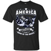 Image of America Land of Freedom Home of the Brave TShirt Patriotic