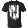 Image of American Flag T-Shirt For Helicopter Pilot Or Fan Patriotic