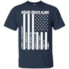 Image of American Flag No One Fights Alone Pride Ems Police T-Shirt