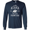 Image of Alaska The Last Frontier Long Sleeve Shirt Alaskan Home Gift
