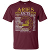 Image of Aries Facts Zodiac Sign T-Shirt