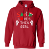 Image of Santa Loves This Girl T Shirt Funny Christmas Gift Shirts