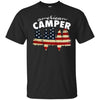 Image of American Camper U.S. Flag Patriotic Camping T Shirt