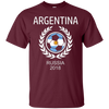 Image of Argentina Soccer Team Russia 2018 T Shirt Football Fan