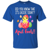 Image of Amazing Costume For Easter. T-Shirt For April Fool's Day.