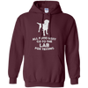 Image of All Food Must Go To The Lab For Testing Black Lab T-Shirt