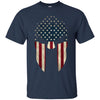 Image of American Spartan Old Glory Molon Labe USA Flag T-Shirt
