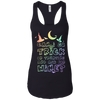 Image of Adult Trick Or Treating For Wine Rainbow T-Shirt