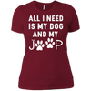 Image of All I need is my dog and my jeep funny dog lover Tee Shirt