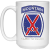Image of 10th Mountain Division T Shirt Climb To Glory - 20324
