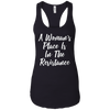 Image of A Woman's Place Is In The Resistance T-shirt