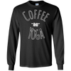 Image of "Coffee and Yoga" Black And White Tee