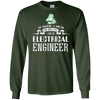 Image of Santa Electrical Engineer Funny Tshirt sur les vacances de Noël