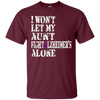 Image of Alzheimer's Awareness T Shirt For Aunts Purple Ribbon Tee