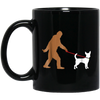 Image of Bigfoot Walking Chihuahua Dog T-Shirt