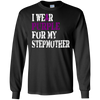 Image of Alzheimer's Awareness Tshirt I Wear Purple For My Stepmother