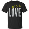 Image of 100% Love Lovely Design Fun Shirt