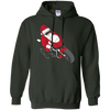 Image of Santa Motorcycle T-Shirt | Funny Christmas Bike Shirt