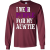 Image of Alzheimer's Awareness T-shirt I Wear Purple For My Auntie