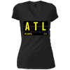 Image of ATL Atlanta Georgia USA Travel Souvenir Long Sleeve (Yellow)