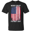 Image of American Flag Never Forget 9/11 T-Shirt - Patriot Day Tee