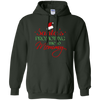 Image of Santas Promoting Me To Mommy Mom Christmas Maternity T-Shirt