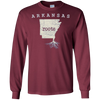 Image of Arkansas Roots Long Sleeve T-shirt, Love Home Native State