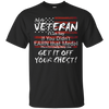 Image of As a Veteran - Medals are for those who earn them Long Shirt