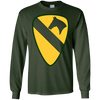 Image of Army 1st Cavalry Division Patch Military Veteran T-Shirt