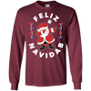 Image of Santa Dabbing Christmas Shirt Feliz Navidab