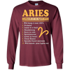Image of Aries March 21 To April 20 Zodiac T Shirt