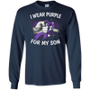 Image of Alzheimer Awareness, I Wear Purple For My Son T-Shirt