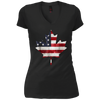 Image of American canadian shirt shirt maple leaf flag shirt