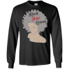 Image of Aries Zodiac Birthday Afro Gift T-Shirt for Black Women