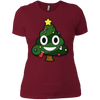 Image of Christmas Tree Poop Emoticon Funny Christmas Shirt