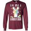 Image of am a Bunnycorn Shirt Not a Rabbit not a UNicorn Long Sleeve