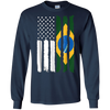Image of T-shirt drapeau patriotique du Brésil américain