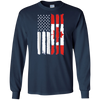 Image of American Canadian Patriotic Flag T-shirt