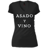Image of Asado y Vino T-shirt - Funny BBQ Beef and Wine T-Shirt