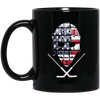 Image of American Hockey Goalie T-Shirt Patriotic Hockey Tee
