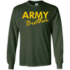 Image of Army Brother Shirt Proud Soldier Family Tee