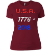 Image of America Independence Day Freedom 4th July Apparel T-Shirt