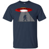 Image of Alien Big Foot Abduction Funny Gift Idea Shirt