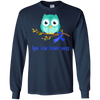 Image of Apraxia Awareness Blue Ribbon Owl Kids T-Shirt