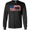 Image of ASIAN ELEPHANT American Flag Vintage T-Shirt