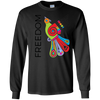 Image of "Freedom" Bright Colorful Bird Diversity Unity T-Shirt