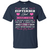 Image of As A SEPTEMBER Girl I Have Three Sides TShirt Birthday Gift
