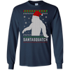 Image of Santasquatch Christmas Ugly Sweater T-Shirt Funny Gift